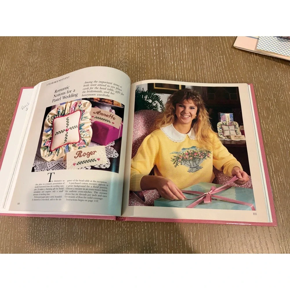 Better Homes & Gardens Four Seasons Cross Stitch Hardcover Pattern Book Spring